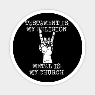 testament  is my religion Magnet